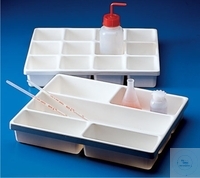 Tray PVC 304x404x64mm 5 compartments