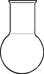 Rundkolben Weithals mit Bördelrand