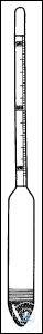 Density areometer 1,600-1,700