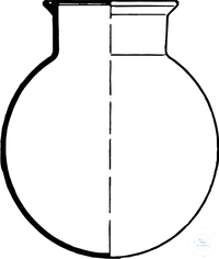 Reaction vessels round bottom