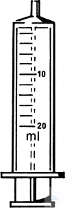 Sterile disposable syringes (2-component Luer)